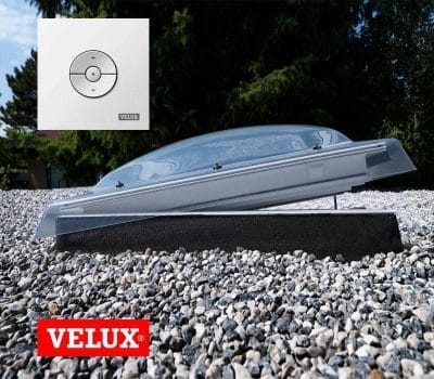 Fereastra cu actionare electrica pentru acoperis terasa Velux CVP 0573