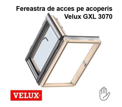 Fereastra mansarda acces acoperis VELUX GXL 3070