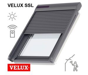 Roleta exterioara cu motor solar VELUX SSL