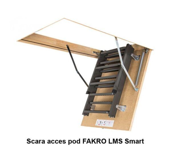 Scara acces pod FAKRO LMS Smart 2