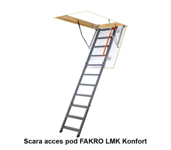 Scara metalica acces pod FAKRO LMK Konfort