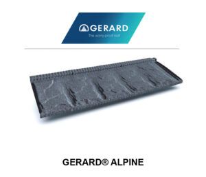 Tigla metalica cu roca vulcanica GERARD® ALPINE