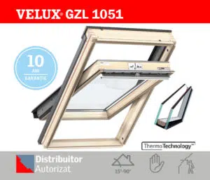 Fereastra mansarda VELUX GZL 1051 - maner sus