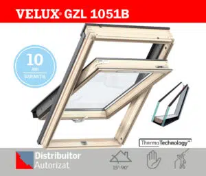 Fereastra mansarda VELUX GZL 1051B – maner jos