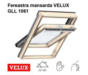 Fereastra mansarda Velux GLL 1061 - maner sus