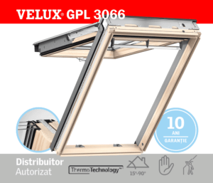 Fereastra mansarda Velux GPL 3066 – cu dubla deschidere