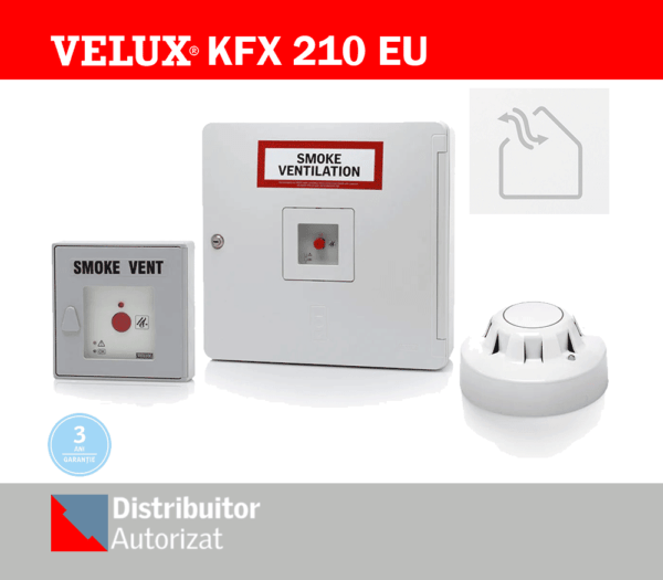 Kit de actionare pentru fereastra evacuare fum VELUX KFX 210 EU