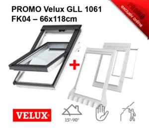 Fereastra mansarda Velux GLL 1061 maner sus (66x118cm)