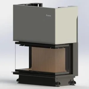 Focar semineu pe lemne CRYSTAL 90 – ECO