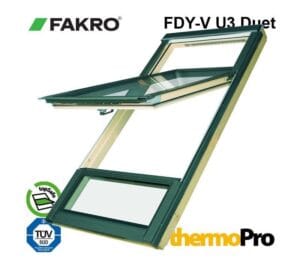 Fereastra mansarda FAKRO FDY-V U3 Duet proSky