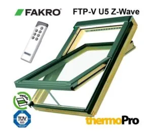 Fereastra mansarda electrica FAKRO FTP-V U5 Z-Wave