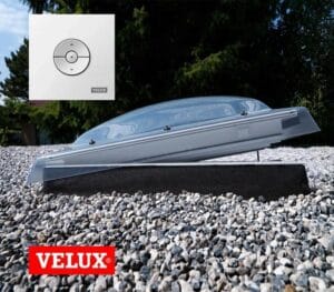 Fereastră electrică pentru acoperiș terasă Velux CVP 0573
