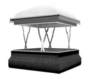 Fereastra evacuare fum acoperis terasa FAKRO DSC P2