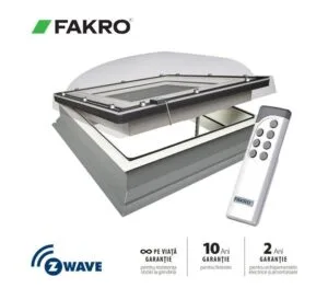 Fereastra ELECTRICA acoperis terasa FAKRO DEC P2