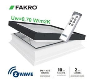 Fereastra electrica acoperis terasa FAKRO DEF DU6