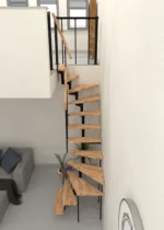 Scara pentru spatii mici Joker Turn 180°