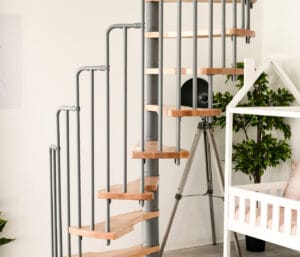 Scara spirală Metallica