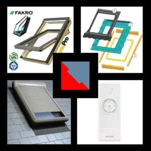 Fereastra mansarda FAKRO FTP-V U4 66X118 COMBO