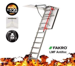 Scara pod Rezistenta la foc 120 min FAKRO LMF