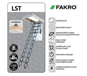 Scara pod FAKRO LST Pantograf