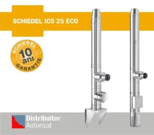 Cos de fum Schiedel ICS 25 ECO, Montaj pe fundatie