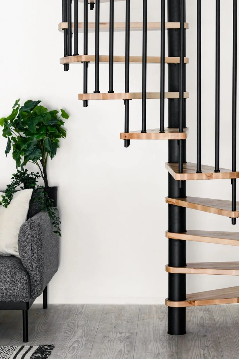 Scara in spirala Spiral Wood - imagine 4
