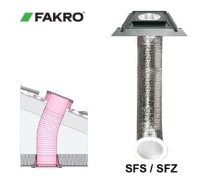Tunel solar de lumina flexibil FAKRO SFS / SFZ