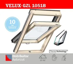 Fereastra mansarda VELUX GZL 1051B cu maner jos