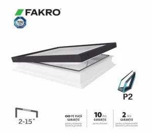 Fereastra manuala acoperis terasa FAKRO DMG P2