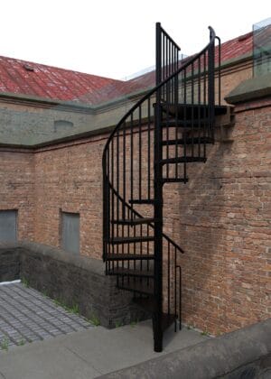 Scară pentru exterior Rondo Zink Color