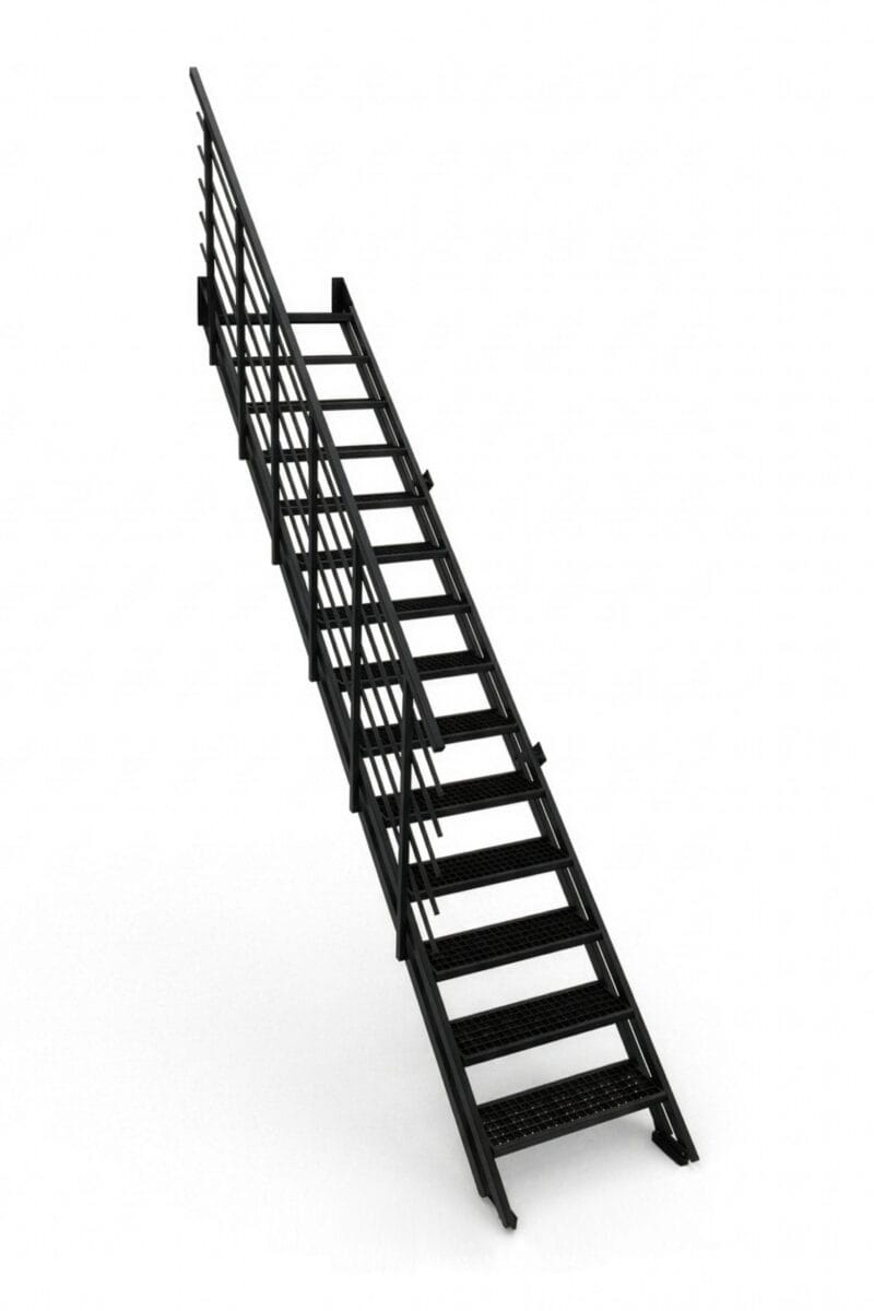 Scară exterioară Minka Flex Grid Zink