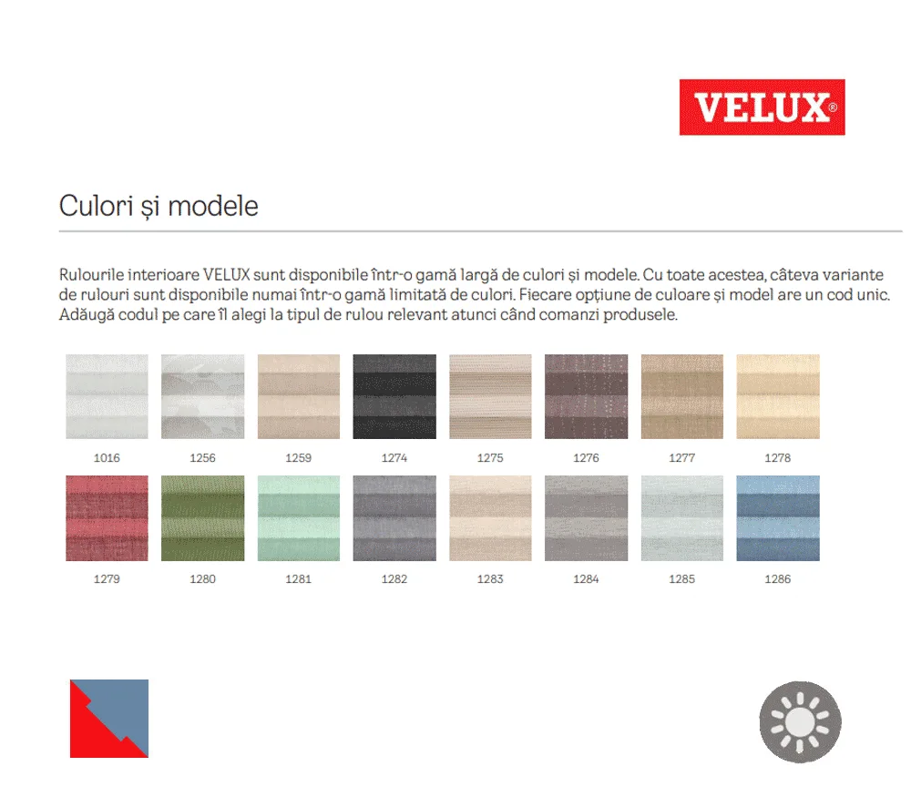 Rulou plisat semitransparent cu acționare electrică VELUX FML - imagine 2