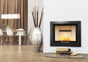 Focar șemineu pe lemne HITZE ALBERO AL9G.H-D – ghilotină